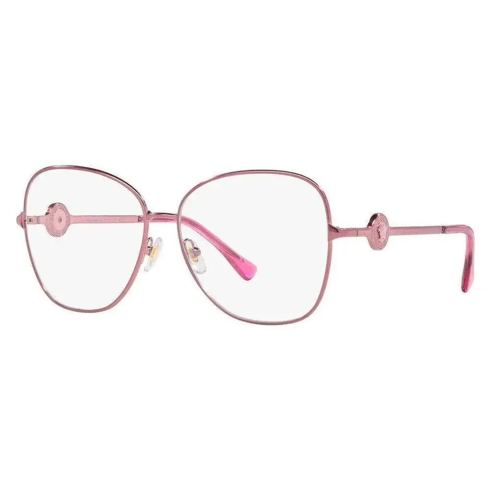 NWT Versace VE1289 Metallic Pink 55mm Eyeglasses